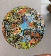 Vintage Waddingtons Mammals Circular Jigsaw - 500 pieces - Complete 