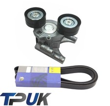 Ford Transit 2.2 Rwd Drive Fan Belt + Tensioner Kit Mk7 Mk8 + Aircon 2011 On Aux
