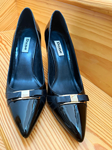 Dune london black patent - black,