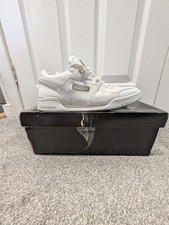 Rare Reebok Workout Plus x Mallet mens trainers UK 8.5 OG box super comfy white 