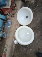 Modern Acrylic Bathroom Sink & Matching Urinal 