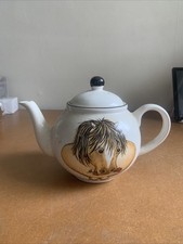 Gorgeous Arthur Wood Shetland Pony Teapot - Pony Holding a Rose - Horse Lover