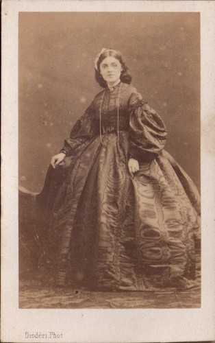 Disderi paris cdv lady - disderi,