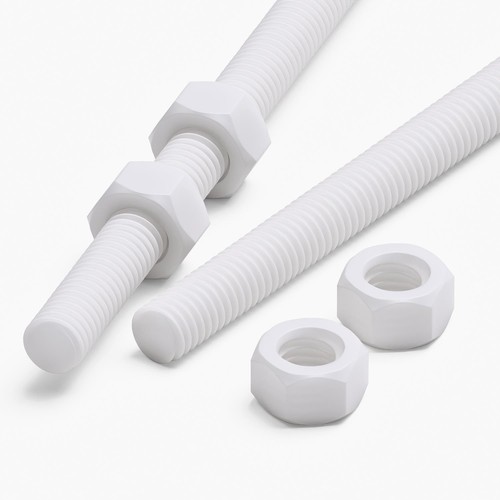 White ptfe 1000 mm - 2x,
