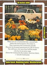Metal Sign - 1964 Lincoln