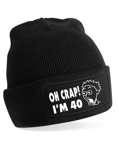 Crap beanie hat 40th - crap, 40