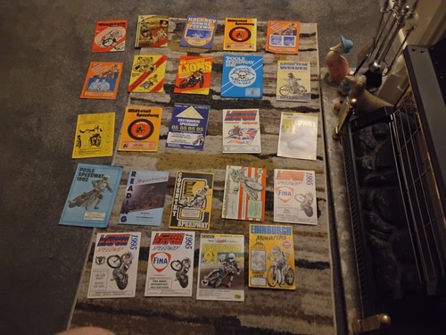 Vintage speedway programmes - 24,