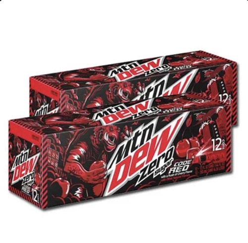 Mountain dew code red - dew, zero