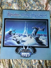 RODNEY MATTHEWS 1983 "Mirador" calendar, hand signed, never used fantasy, sci fi