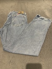 Wrangler Men's Blue Jeans Straight Fit, 34", 32" Leg, Stretch Denim ?