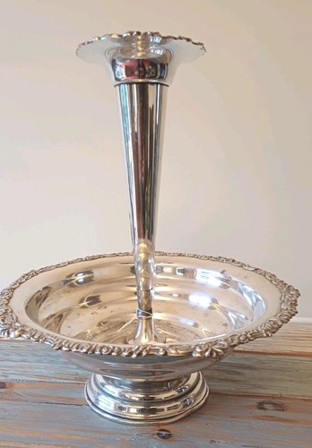 Silver plated epergne - epergne.,