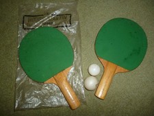 Vintage table tennis bats - vintage,