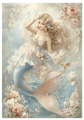 Rice paper decoupage - ,