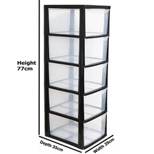A4 Storage Drawers Unit Tower