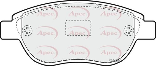 Apec brake pads front r90 - brake,