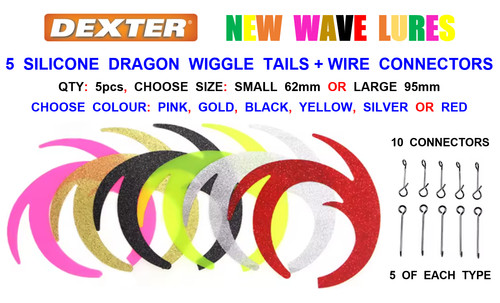 Silicone dragon wiggle - silicone,