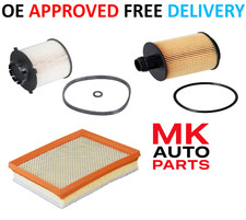 FOR Vauxhall Astra 1.3 2.0 Diesel 2009 Onwards Oil Air Fuel Filter Mark 6 GTC