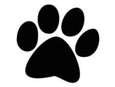 Large paw print - 18,