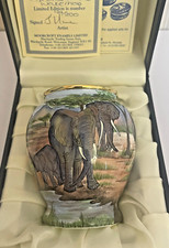 Moorcroft Enamel Vase