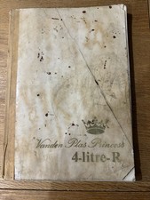 British Leyland Workshop Manual for Vanden Plas Princess 4-Litre-R Date 1970