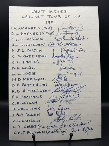 1991 hand signed x19 - 1991,