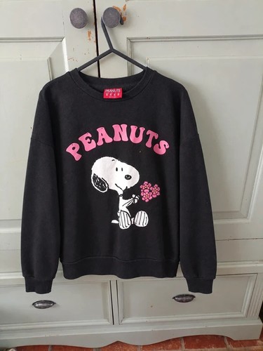 Peanuts snoopy black graphic - snoopy,