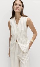 M&S Striped V-Neck Longline