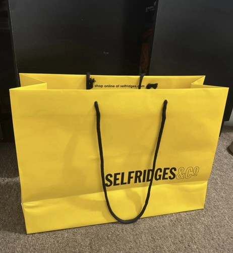 Selfridges yellow paper - selfridges, co