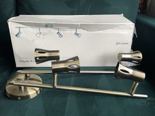 John Lewis Aintree Antique Brass 4 Light Bar Spotlight
