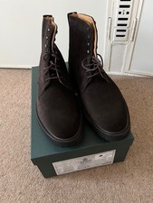 NEW - Crockett and Jones - Eskdale 5 - Brown Calf Suede Boot - Size UK 10.5