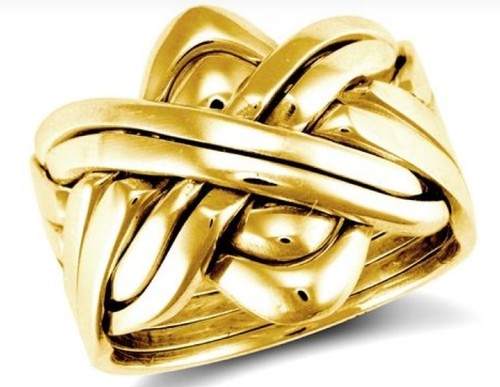9ct yellow gold peice puzzle - 9ct,