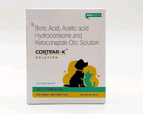 Cortear ear drops - cortear-k, dogs