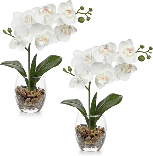 2pcs fake orchid glass - fake,