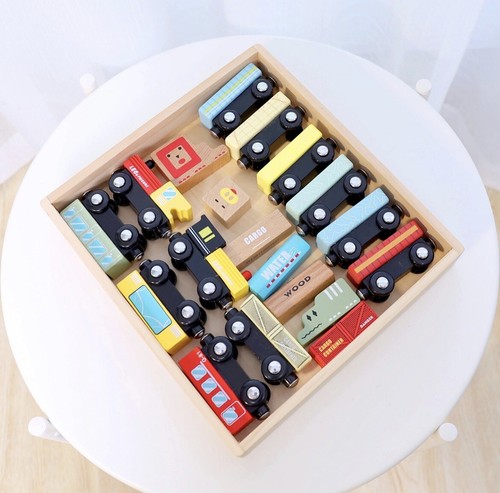 Montessori wooden toy - toy, magnetic