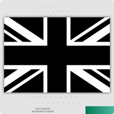Black and White Union Jack UK