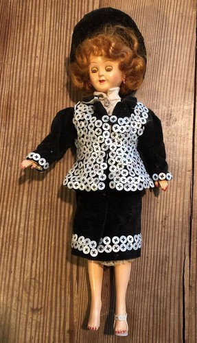Antique pearl doll - antique,