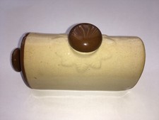 CWW1 VINTAGE BOURNE DENBY DERBY MUFF WARMER SMALL STONE HOT WATER BOTTLE