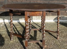 Antique Dark Oak Dining Drop