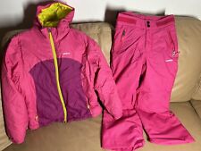 Wed’ze Pink And Purple Girls 2 Piece Ski Suit