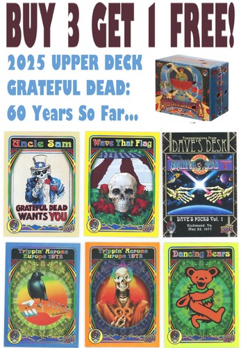 2025 upper deck grateful - deck,