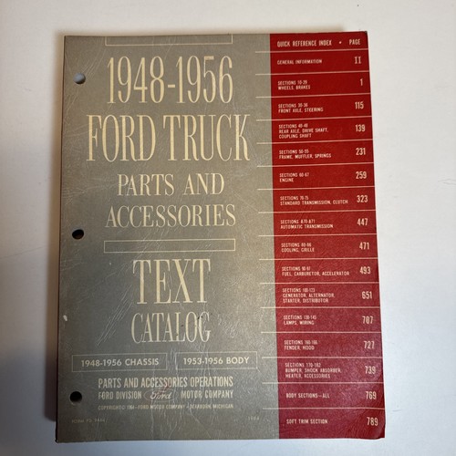1948 1956 ford - parts, &