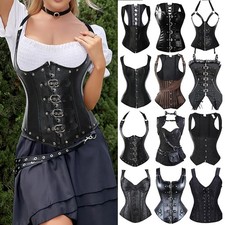 Women Steampunk Corset Bustier