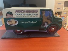 Marks and Spencer 1990s Vintage Cookie Selection Delivery Van Bus Biscuit Tin
