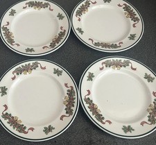 Johnson Brothers Victorian Christmas Side Plates Excellent Condition X 4