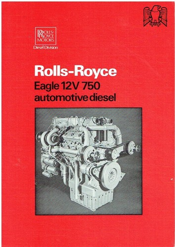 Rolls royce eagle - 12v, 750