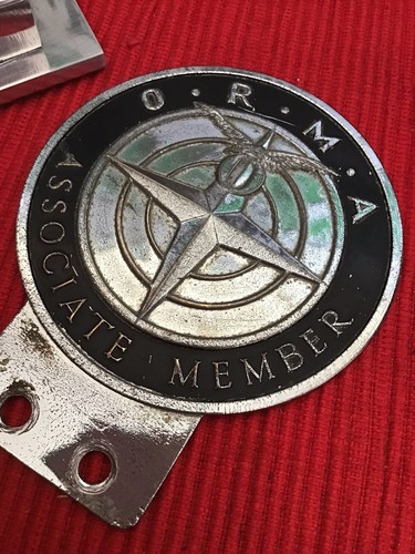 Vintage car badge - vintage, owen