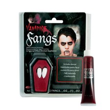 Vampire Dracula Fangs Fancy Dress Teeth Fake Blood Halloween Horror Special FX