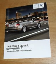 BMW 1 Series Convertible Brochure 2009 120i 118d 120d 123d 125i 135i SE M Sport