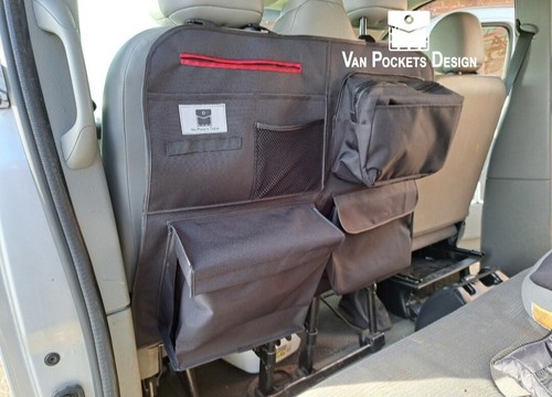Van twin seat storage