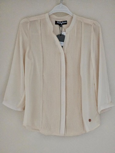 Ladies blouse cream size - , 10